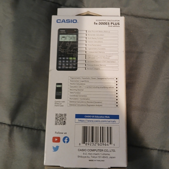 Casio fx-300ES Scientific Calculator - Picture 3 of 3